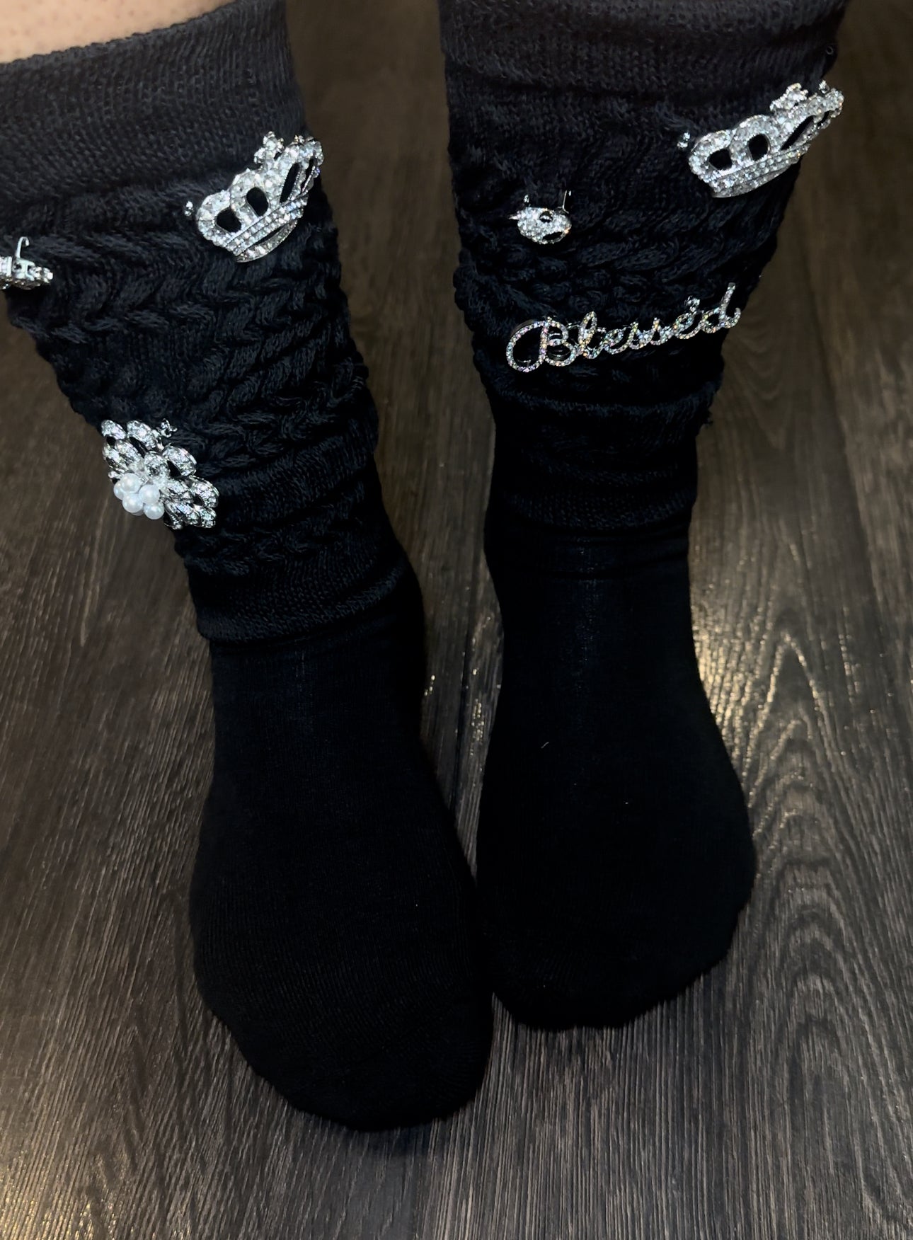 Jeweled Socks