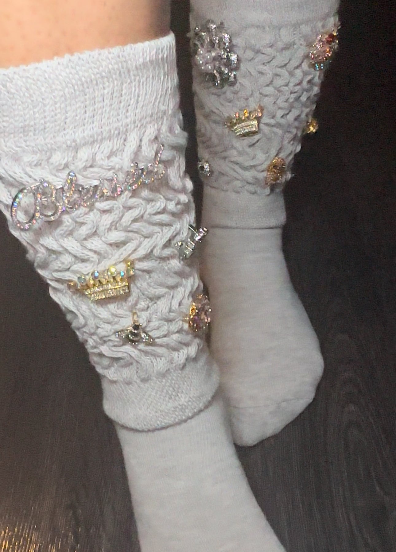 Jeweled Socks