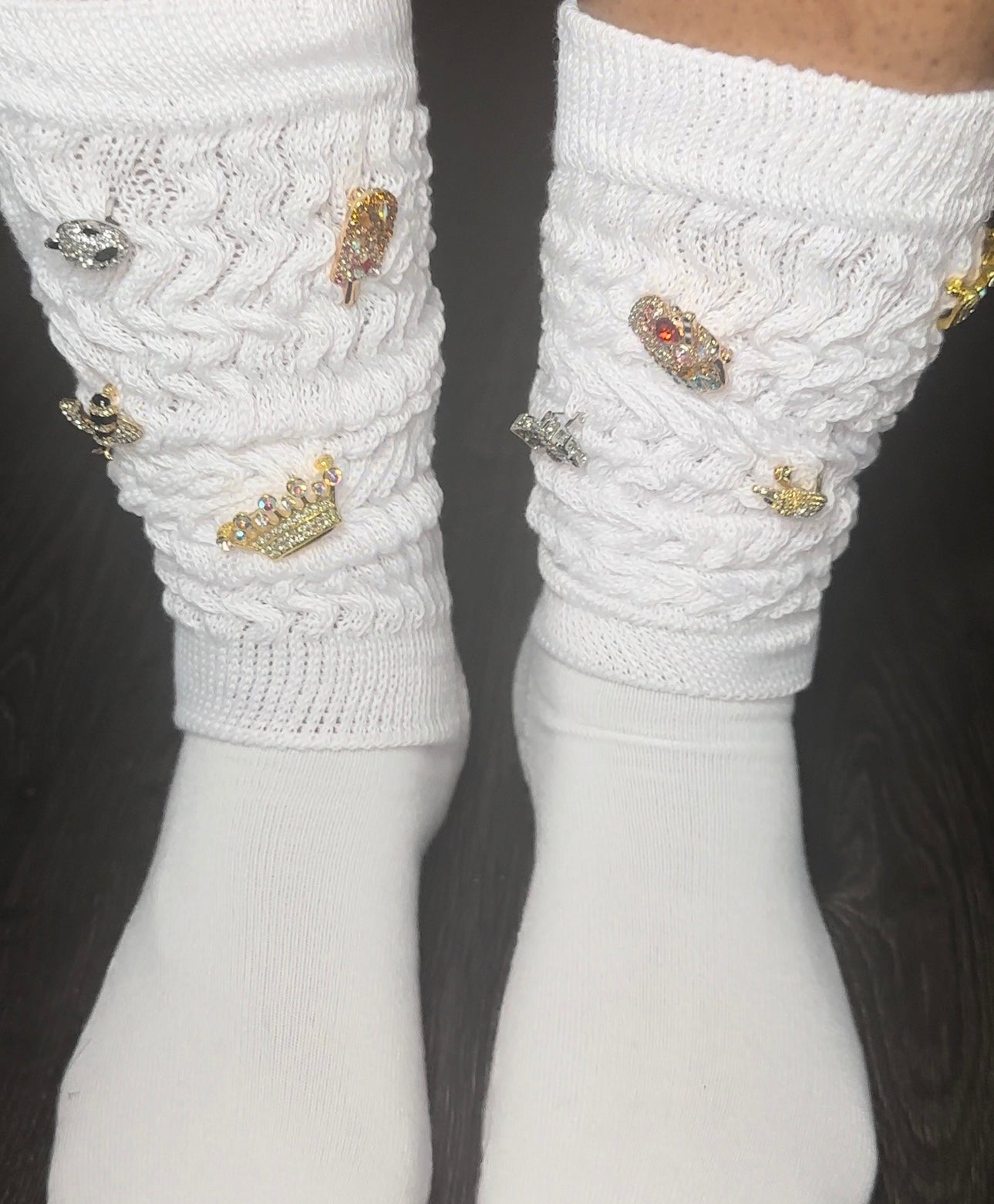 Jeweled Socks