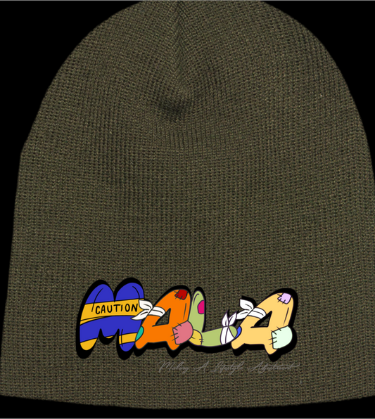 Mala Caution Beanie Cap