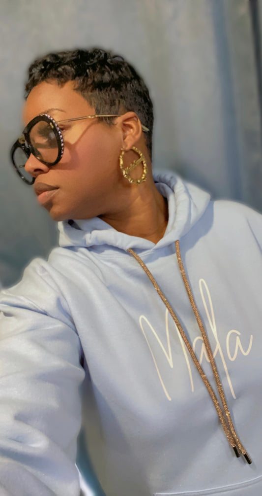 Light Blue Diamond Hoodie